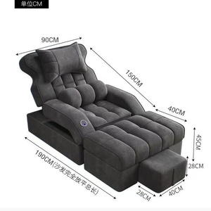 Sofá Eléctrico para Masaje de Pies, Cama de Masaje Eléctrica, Sofá para Salón de Uñas/Extensiones de Pestañas, Sillón Reclinable, Cama Combinada con Baño de Pies - Product Image 3
