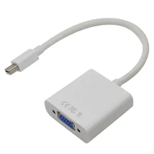 Mini DP zu VGA Adapter kabel Mini DisplayPort zu VGA Konverter Display Port Thunderbolt 1080P Für Apple Macbook Mac iMac Pro Air