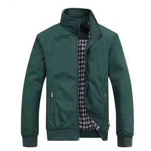 New Men's Slim Korean <b>Puffer</b> <b>Jacket</b> with Stand Collar and Front Logo Zipper Closure Quick Dry for Spring and Autumn - Product Image 5