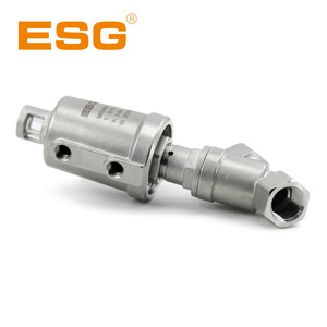วาล์วปรับมุม ESG DN10 ถึง DN100 สแตนเลสเกลียวใน ซีลแข็งแรง 4.0 Mpa ควบคุมน้ำ น้ำมัน แก๊ส - Product Image 4
