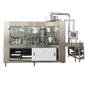 Full Automatic Carbonated Water Drink Bottle Mixing Filling Bottling Production Line / Filler / Machine