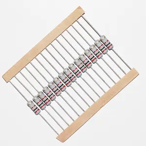 Truyền thống <span class=keywords><strong>Plug</strong></span>-<span class=keywords><strong>in</strong></span> dây vết thương cầu chì điện trở 0.5W 1W 2W 3W knp cố định wirewound điện trở - Product Image 1