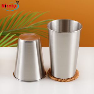 Gobelet à bière en acier inoxydable 250ml 300ml 350ml 500ml Incassable Sans BPA Réutilisable pour Bar Fête Extérieur - Product Image 5