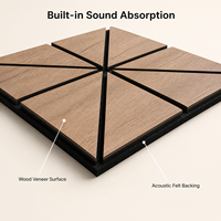 Panneau mural acoustique en MDF moderne et écologique, panneau acoustique en bois à lattes pour salle de conférence, home cinéma, pour la maison