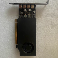 Carte graphique RTX A1000 8 Go GDDR6, profil bas, GPU pour station de travail à fente unique, 50 W, 4x Mini DP pour le CAO/édition vidéo