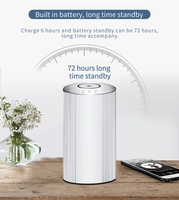 Diffuseur d'arômes portable USB pour huiles essentielles, rechargeable sur batterie, sans eau, pour voiture, couverture de 20 à 80 m², garantie 1 an
