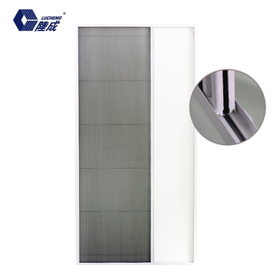 Chất lượng cao tùy chỉnh có thể thu vào dễ dàng-fit <span class=keywords><strong>Fly</strong></span> Màn hình cửa khung nhôm con lăn trượt chống muỗi côn trùng Bug Màn hình Net lưới - Product Image 1