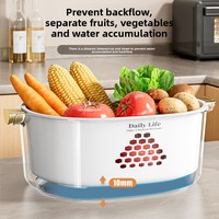 Xing You Grote Plastic Afvoermand Pp-Materiaal Automatische Duurzame Multifunctionele Rasp Snijmachine Keuken Fruitgroente