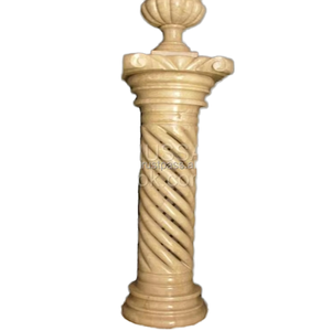 Meilleur prix pour des colonnes romaines d'extérieur Verona, piliers sculptés, colonnes en pierre solide, marbre, design moderne, durable, résistant aux rayures - Product Image 2