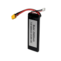 بطارية ليبو 2S V Lipo حزمة ناعمة 30mah مع XT90 لسيارة الصليب الأحمر الشاحنات المركبات دبابات القوارب هواية سباق