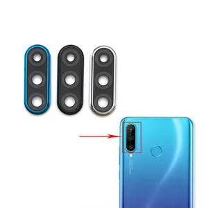 Copertura dell'obiettivo in vetro della fotocamera posteriore del telefono cellulare con parte di ricambio del supporto del telaio per <span class=keywords><strong>Huawei</strong></span> <span class=keywords><strong>P30</strong></span> / <span class=keywords><strong>P30</strong></span> Pro / <span class=keywords><strong>P30</strong></span> <span class=keywords><strong>Lite</strong></span> - Product Image 1