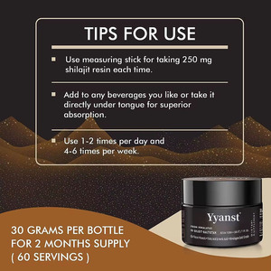 Marca privada 100% puro Natural Himalaya Shilajit resina adulto ácido fúlvico trazas minerales negro Shilajit para mujeres embarazadas - Product Image 2