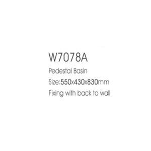 MT-7078A <span class=keywords><strong>di</strong></span> produzione in Fabbrica singolo foro ovale decor sanitari piedistallo bacino <span class=keywords><strong>lavabo</strong></span> in <span class=keywords><strong>ceramica</strong></span> con il prezzo basso - Product Image 3