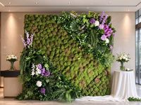 Panneaux de haie verticale décoratifs Bagang pour intérieur, en buis, feuilles vertes, plantes artificielles, mur de gazon artificiel