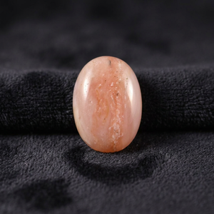 Natural High Polished <b>Pink</b> Opal Oval Cut Cabochon Loose Gemstone 10x14mm Peruvian Origin Handmade - Product Image 2