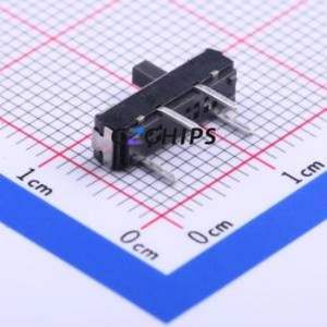 K3-1336D-K1 Slide Switch Through hole Component (THT) Switch Single Pole Three Throw Rectangle Pin Header PC Pin 13mm - Product Image 2