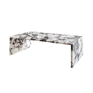 <span class=keywords><strong>Table</strong></span> Basse Rectangulaire Moderne en Marbre Calacatta Viola d'Italie, Design de Style Simple, <span class=keywords><strong>Haute</strong></span> Qualité pour Décoration Intérieure - Product Image 1