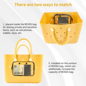 Accesorios Transparentes para Bolsos de Playa Bogg, Aptos para Bolsos Bogg, Bolsa de Inserción, Organizador de Viaje para Celular, Maquillaje, Artículos de Aseo y Brochas - Product Image 3