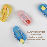 Jouet à mâcher pour chien Crinkle Cartoon Squeaky - Jouet durable, non toxique, léger, pour le nettoyage des dents, pour le jeu quotidien
