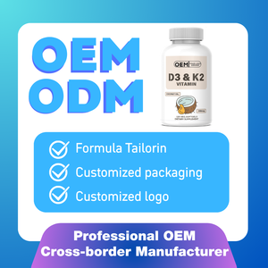 Oem hiệu lực cao Vitamin D3 + K2 MK-7 bổ sung-10,000 iu D3 & 200mcg K2 mỗi Softgel, 60 đếm - Product Image 3