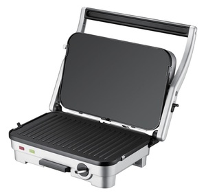 Grill électrique Anbolife à prix avantageux, 4 tranches, 1800W, plaques amovibles double face, antiadhésives, 90° °   &180 °   Grill à sandwichs ouverts - Product Image 6