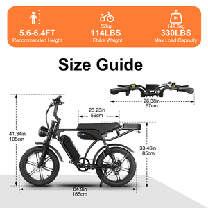 จักรยานไฟฟ้า AU Warehouse QMWHEEL V29 รุ่นแบตเตอรี่คู่ Dirt FatBike V20 สำหรับการเดินทางบนภูเขา หิมะ และถนนทั่วไป V20 / V29 จักรยาน AU War - Product Image 6
