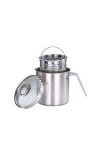 Ensemble de marmite en acier inoxydable pour cuiseur à pâtes vente en gros marmite à soupe avec passoire - Product Image 3