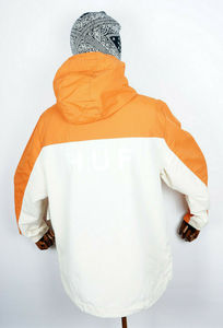 Chaqueta cortavientos con capucha de cuello alto Unisex personalizable impermeable moda callejera para hombres de talla grande cierre de cremallera - Product Image 2