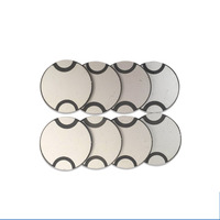 Plat Piezoelektrik 50mm 46kHz Transduser Ultrasonik Piezo Keramik Kristal PZT Model SWT 8D50-0046SA Tegangan Operasi 500V