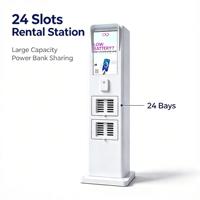 Distributeur automatique de batteries externes STW – Station de partage de batteries externes étanche – Kiosque de location de batteries externes partagées