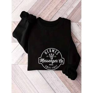 Sweat à capuche personnalisé surdimensionné pour femme, imprimé <span class=keywords><strong>APOLLO</strong></span> EST 1889 FARGANG CO Fine Divine Bolts Printemps/Été - Product Image 5