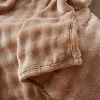 Couverture en polaire tissée 100 % polyester imperméable en TPU pour chambre à coucher, style moderne, personnalisable pour enfants, animaux domestiques, chiens/chats