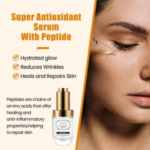 HPR 4 Pcs Luxury Super Antioxidant Serum Peptide Anti Aging Skin Care Face Serum Vegan Liquid Female Vegan Beauty Products 500