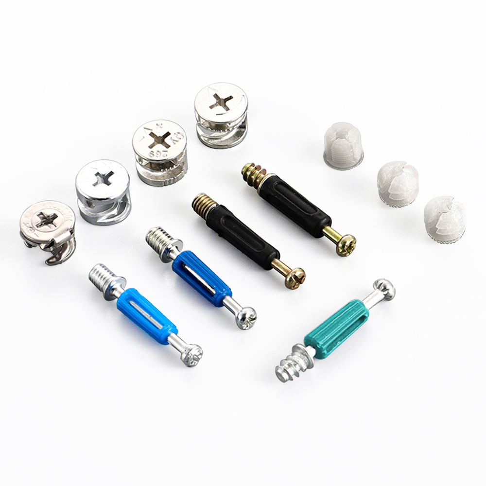 Jinrongda мебельная фурнитура Minifix Cam и Dowel набор винтов Cam Lock соединительные болты разъемы для шкафа