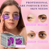 Oem/Odm Huidverzorging Oogmasker Anti-Rimpel Hydrogel Private Label Crystal Collageen Bulk Eye Pads Gel Patch