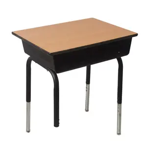 Classroom student furniture steel middle school single student desks and chairs set