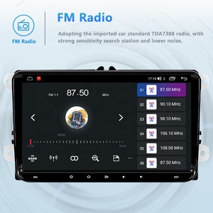 Autoradio Android <span class=keywords><strong>4</strong></span>+64GB con Schermo Touch da 9 Pollici, Bluetooth, 2 Din, Stereo, Carplay per VW Beetle Golf A6 <span class=keywords><strong>Polo</strong></span> MK5 Passat Skoda - Product Image 6