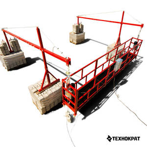 하이 퀄리티 Zlp 800 전기 곤돌라 리프트 무너진 플랫폼 창 청소 정지 플랫폼 곤돌라 전동 Zlp 800 - Product Image 3