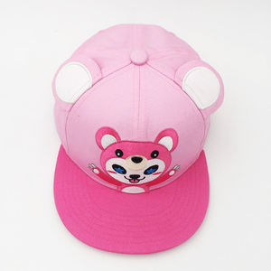 آذان ميكي الوردية الشخصية تصميم Snapback الفتيات مخصص مشاهد خارجية قماش الصوف المخملي - Product Image 2