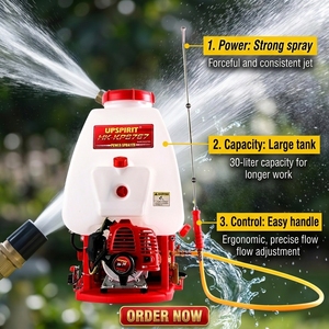Pulverizador de Gasolina de 20L, Pulverizador de <span class=keywords><strong>Mochila</strong></span> de Alta Presión para Agricultura, Control de Plagas en Huertos y Granjas, Riego - Product Image 2