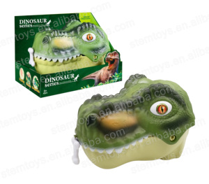 Super Grow Future Thinking Dinosaur Model Play Set Boîte de rangement pour animaux en plastique STEM Jouets pour enfants - Product Image 5
