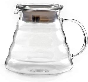 Venta al por mayor Clear <span class=keywords><strong>Cloud</strong></span> Range Coffee Server Jarra de café de vidrio estándar 360ml/ 580ml/ 780ml Tetera de café de estilo japonés - Product Image 1