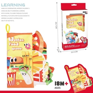 Libros de <span class=keywords><strong>tela</strong></span> suave para bebé, <span class=keywords><strong>libro</strong></span> de <span class=keywords><strong>tela</strong></span> Montessori para tocar y sentir, <span class=keywords><strong>libro</strong></span> de <span class=keywords><strong>tela</strong></span> de Historia de cola infantil para aprendizaje educativo temprano - Product Image 6