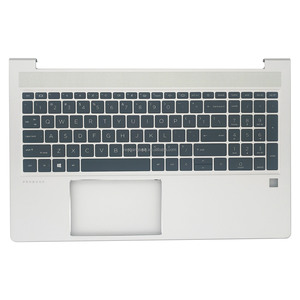 For HP Probook 450 G10 Series Laptop with Backlit <b>Keyboard</b> Upper Case Palmrest Top Cover N43875-001 - Product Image 1
