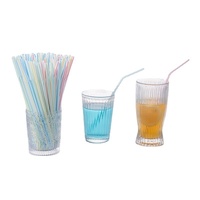 Pailles en plastique jetables colorées et fines Jiayan pour les boissons des enfants - Vente en gros directe usine Chine
