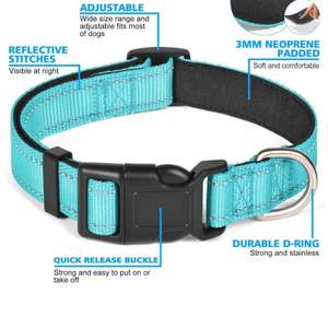 Collier de chien de luxe caméra sans fil rayé Nylon caoutchouc matériel rubans pistes enregistre chaque moment l'activité de votre animal de compagnie - Product Image 3