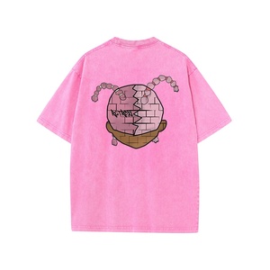 เสื้อยืดแบบสวมหัวผ้าฝ้ายแท้รุ่นเฮฟวี่เวทสำหรับผู้ชายผู้หญิงโอเวอร์ไซส์พิมพ์ลายศิลปะหัวใหญ่ออกแบบได้ตามต้องการ - Product Image 6