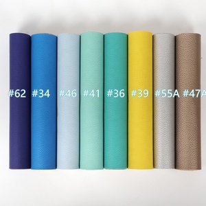 Rotoli 30CM x 136CM tessuto in ecopelle a grana di Litchi tinta unita per fiocchi portachiavi custodie per telefoni similpelle Litchi - Product Image 4