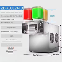 Machine à glace pilée coréenne professionnelle Bingsu, automatique, 4 parfums, avec moteur central, 220V/110V