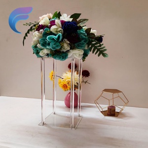 Porte-fleurs de mariage moderne Bougeoir en métal Décoration de table pour salle de banquet de mariage - Product Image 5